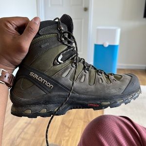 Salomon Quest 4D 3 GTX Hiking Boots Men’s Goretex Waterproof Green
